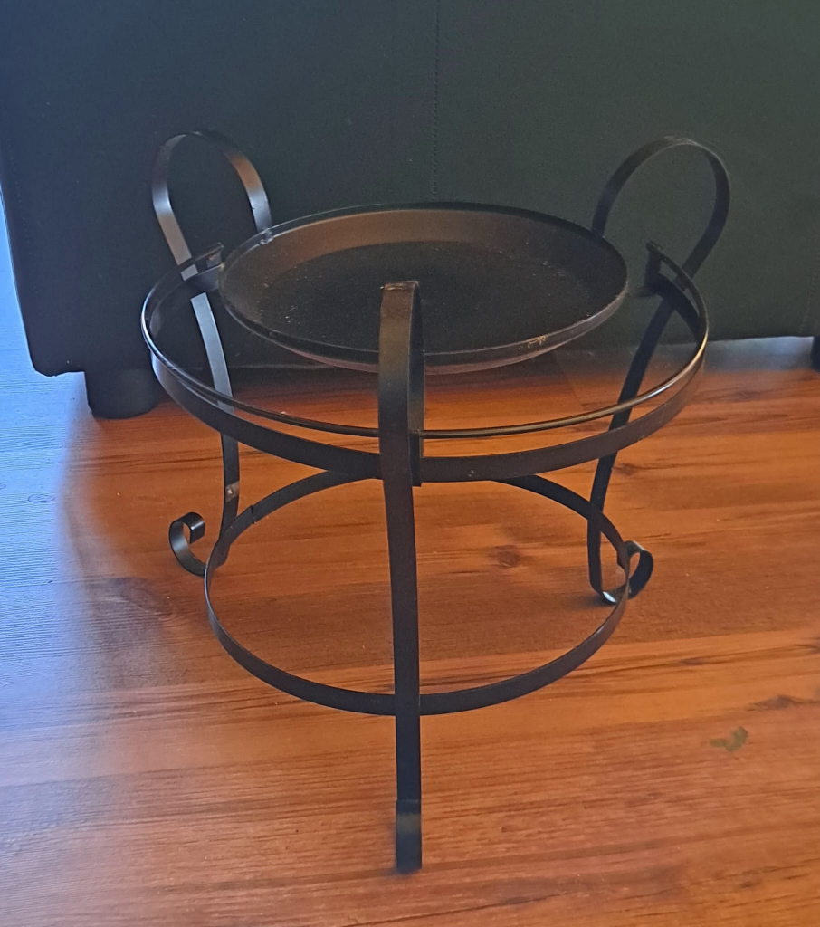 Metal Plant Stand - Black