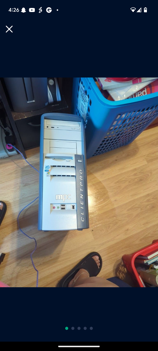Vintage MPC Clientpro Desktop PC