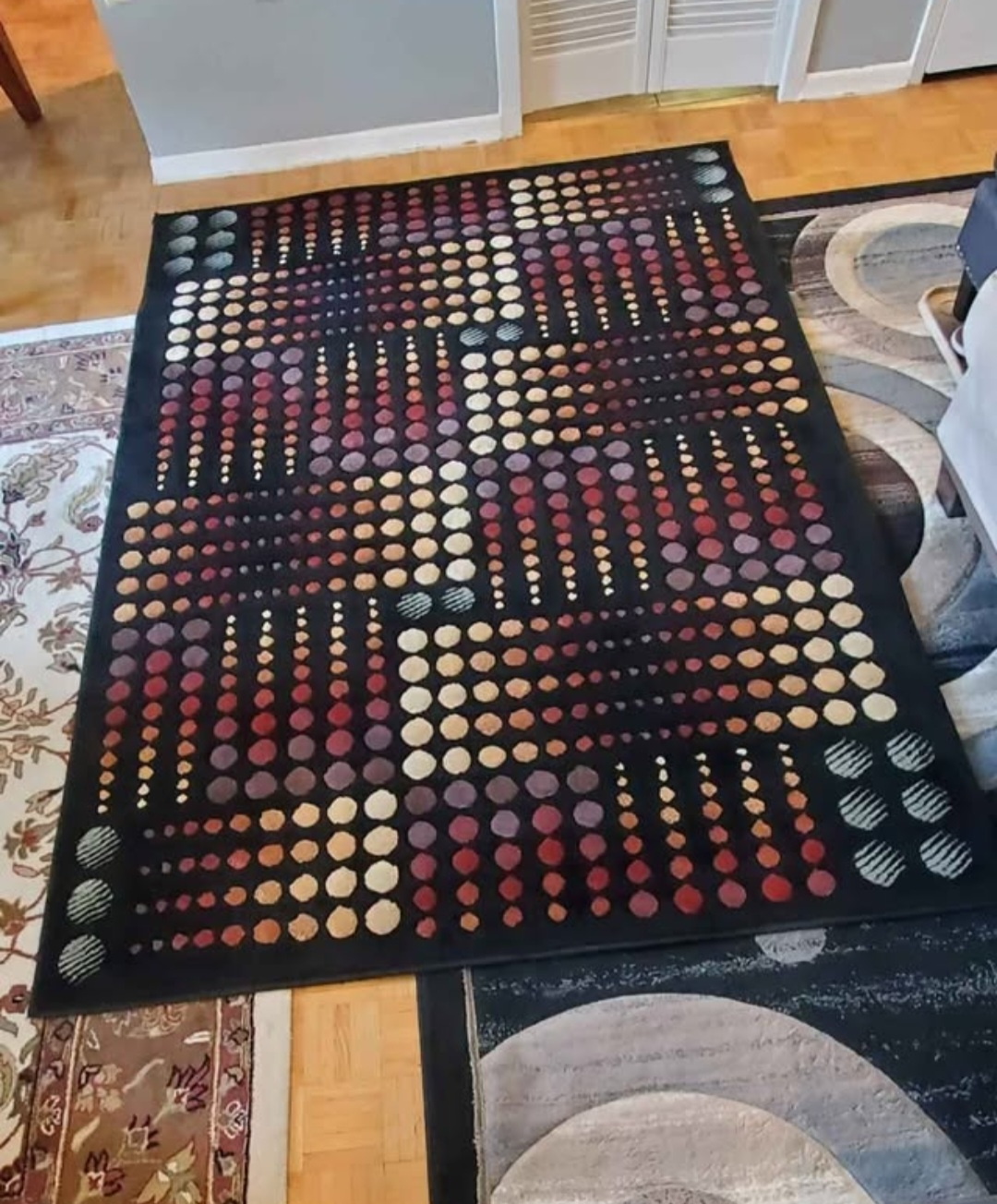 Carpet Art Deco Synchro Rug - 5ft3 x 7ft5