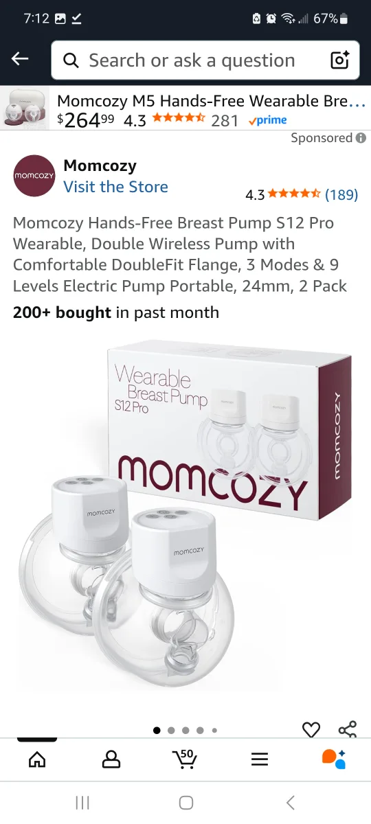 Momcozy S12 Pro Wearable Breast 2 Pump - image indicator(4)