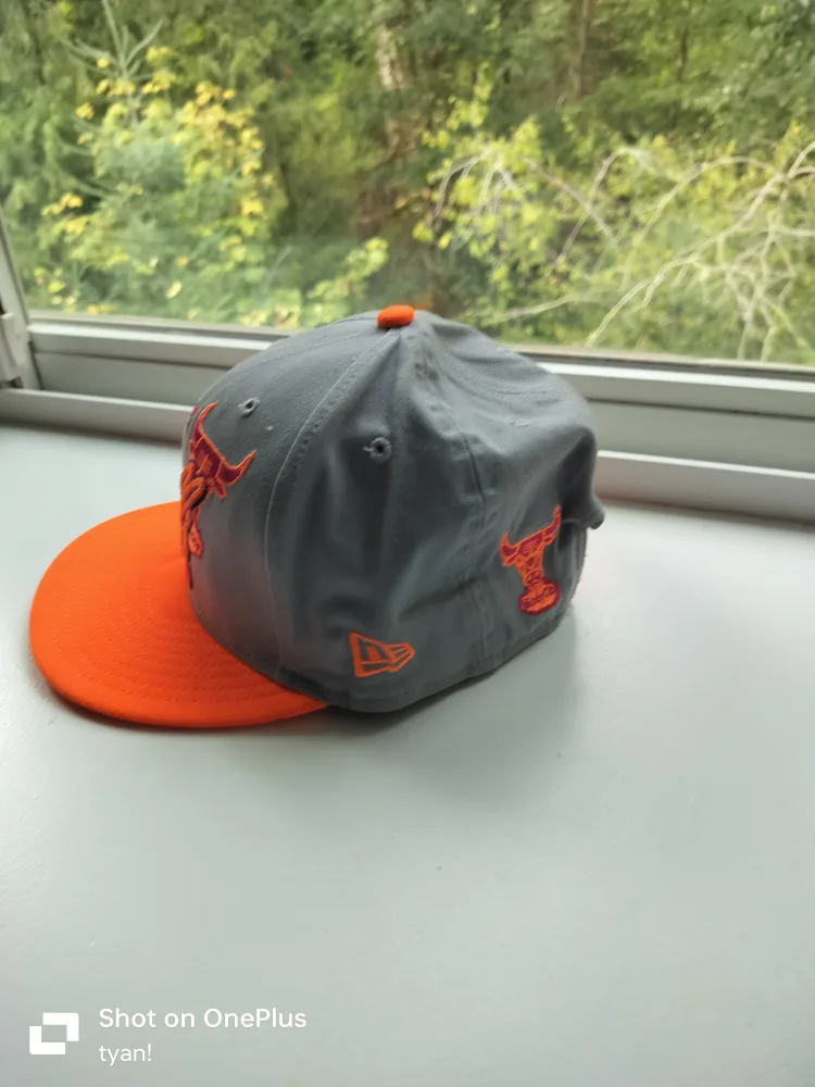 New Era Chicago Bulls Hat - Grey & Orange image indicator(2)