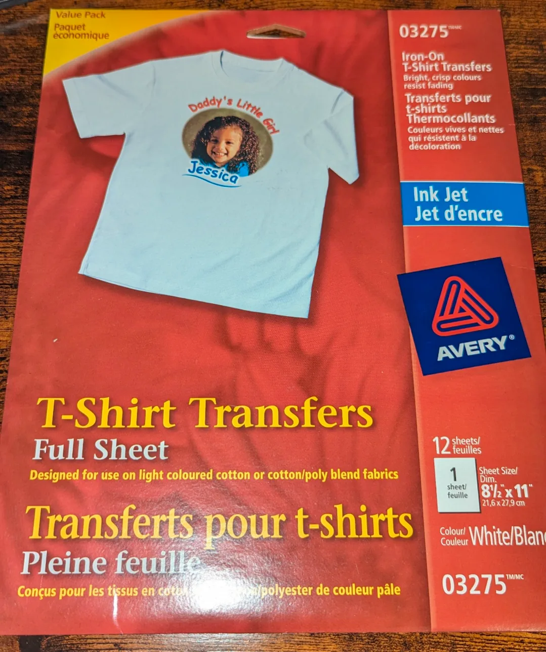 T-Shirt Transfers Full Sheet (7 Sheets Remaining) thumbnail