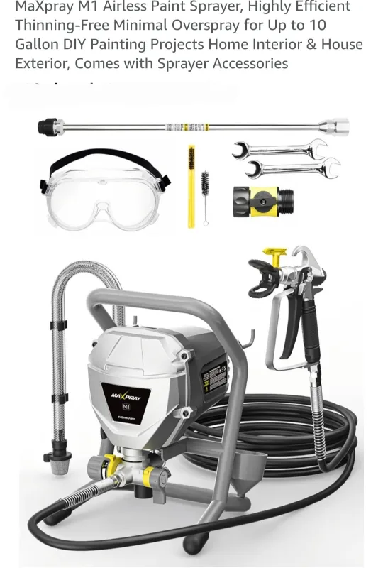 Maxpray M1 Airless Paint Sprayer - DIY Homeowners thumbnail