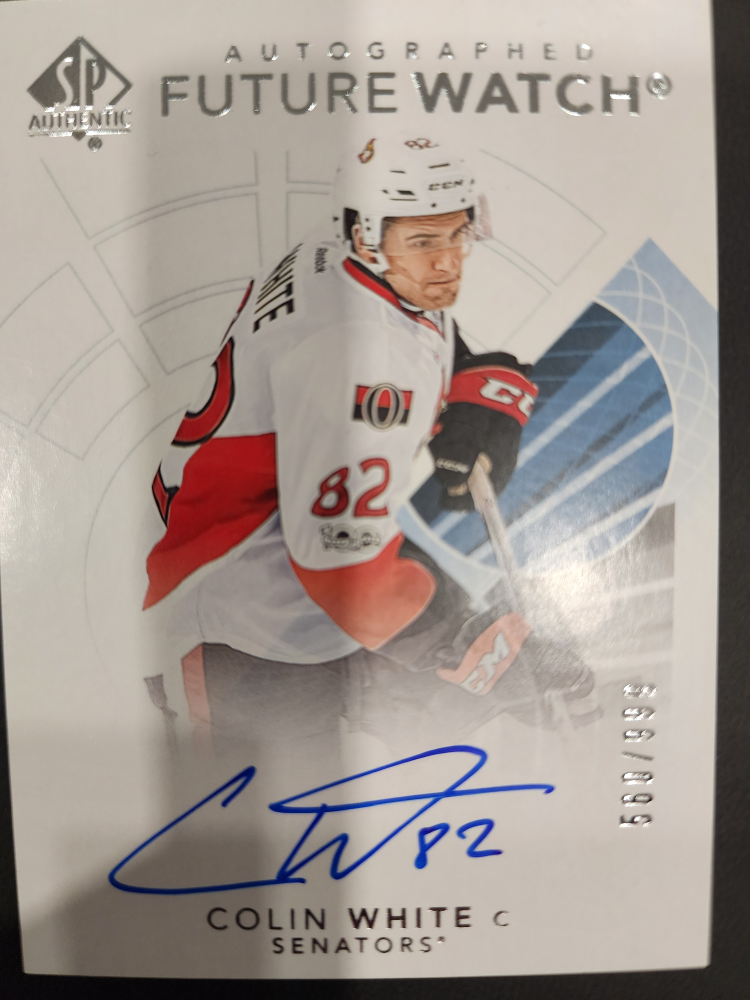 Colin White Autographed Hockey Card