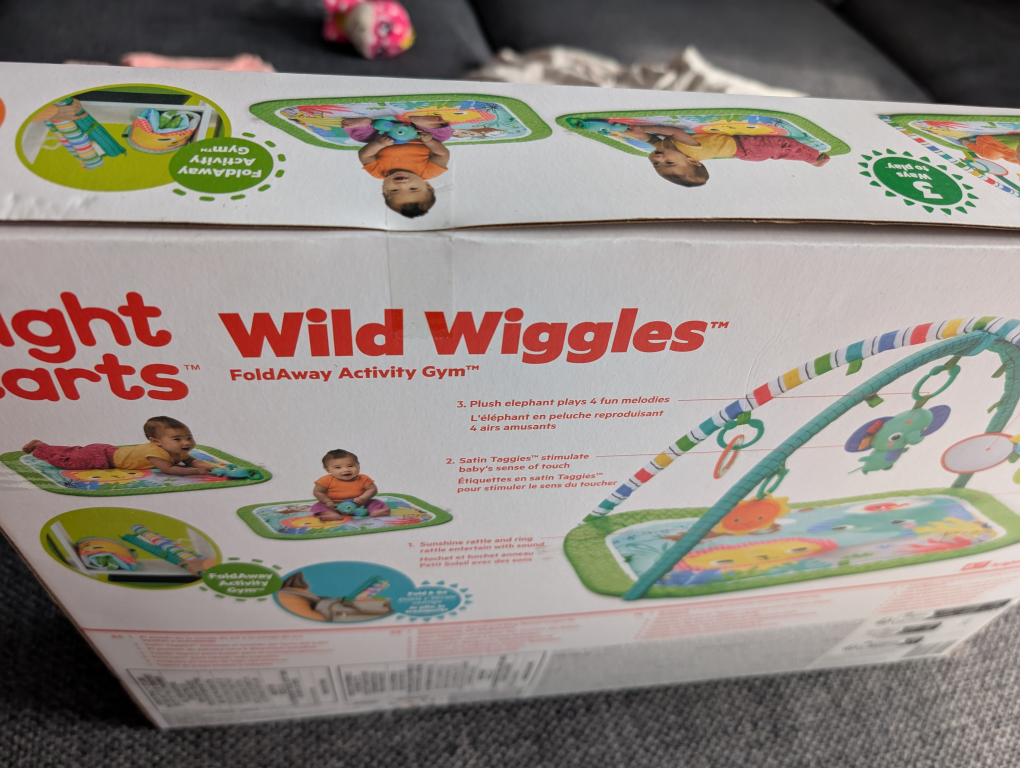 Bright Starts Wild Wiggles FoldAway Activity Gym - New - photo 3