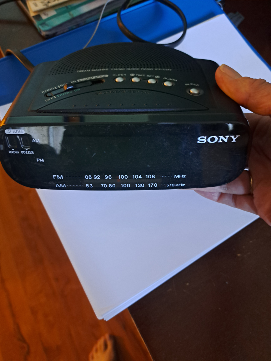 Sony Dream Machine Clock Radio ICF-C219