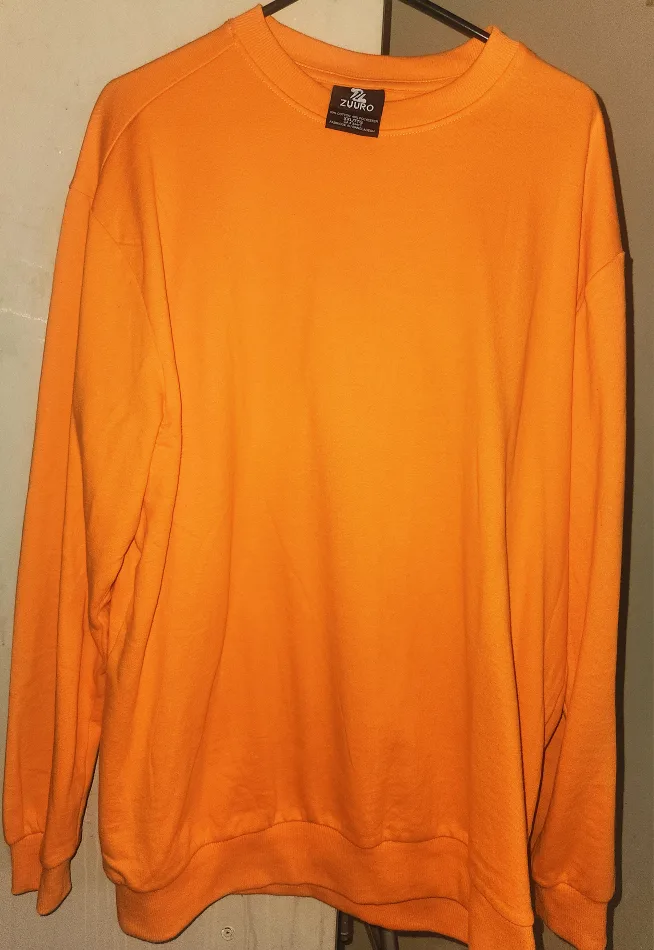 ZuurO XXL 2 Orange Crewneck Sweatshirts - New thumbnail