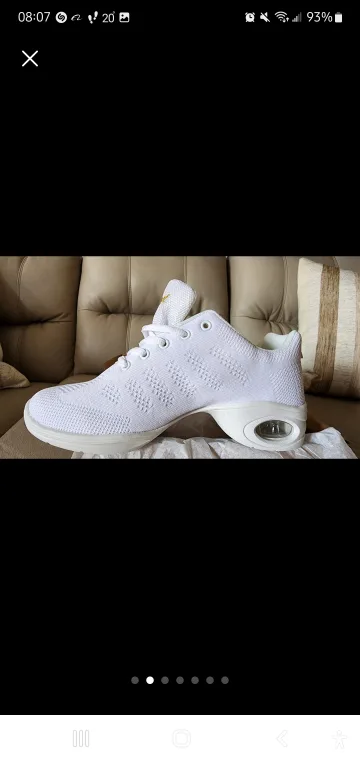 White Dance Sneakers image indicator(2)