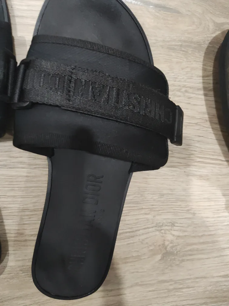 Christian Dior Black Slides image indicator(2)