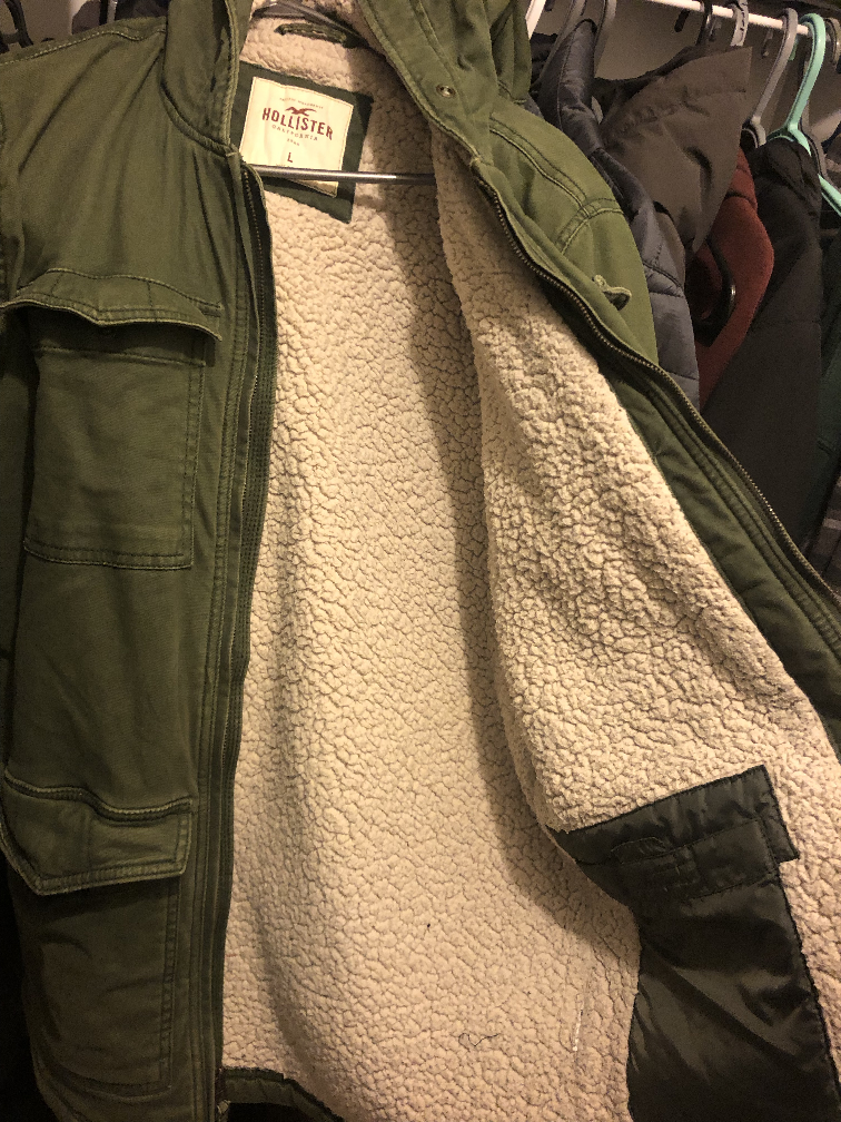 Hollister Sherpa-Lined Parka - Size M and L - photo 5
