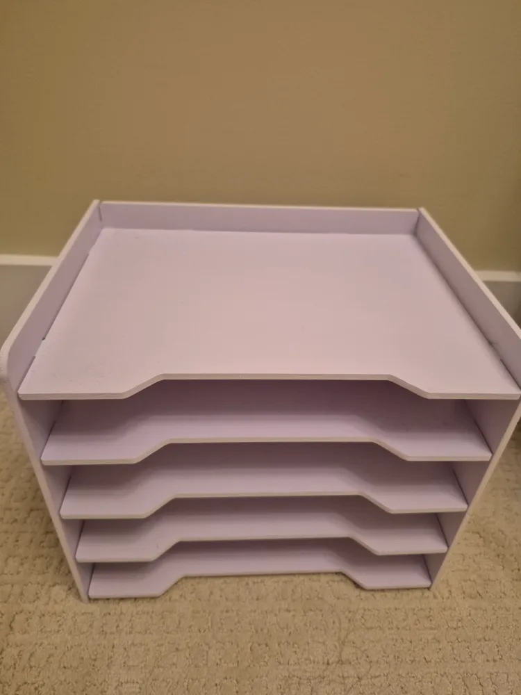 White Wooden Desk Organizer thumbnail