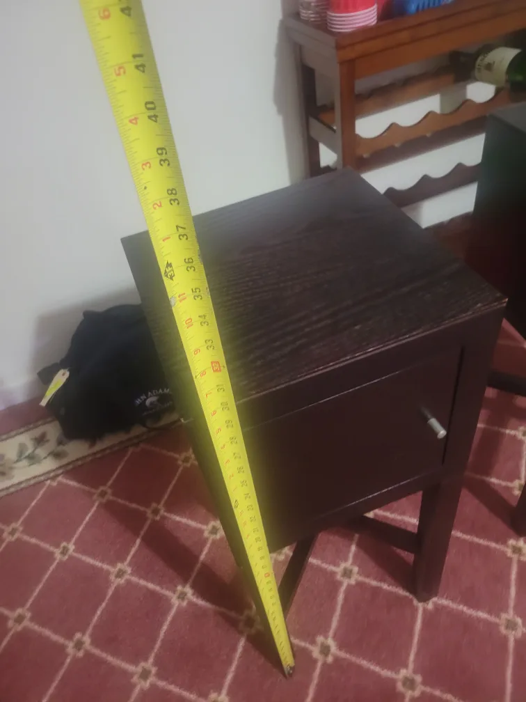 Pair of Dark Brown Nightstands image indicator(5)