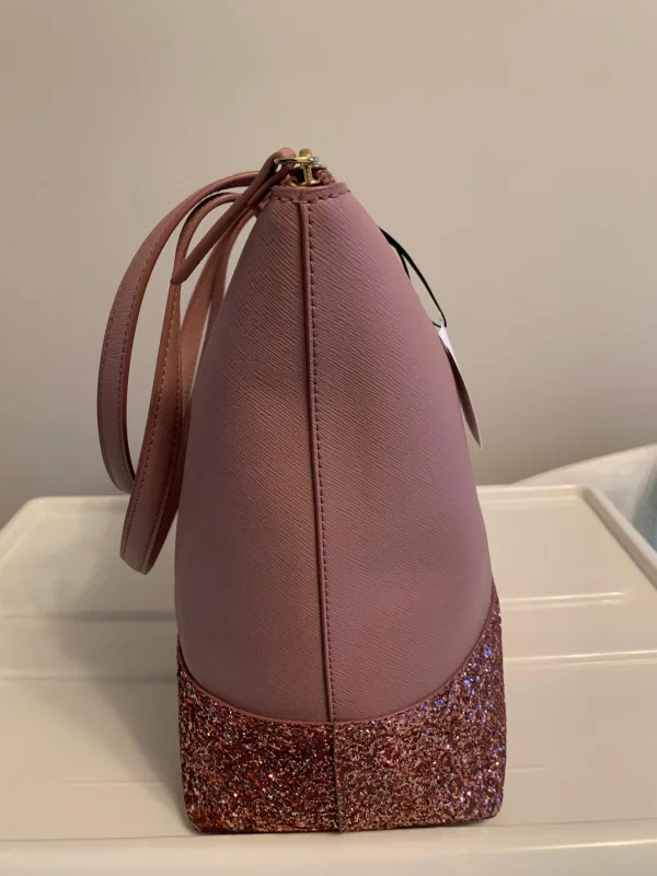 Kate Spade Tote Bag - Pink with Glitter Base image indicator(5)