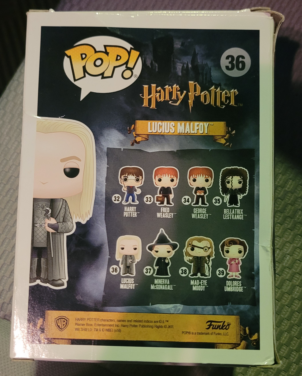 Funko Pop! Harry Potter - Lucius Malfoy #36 - photo 2