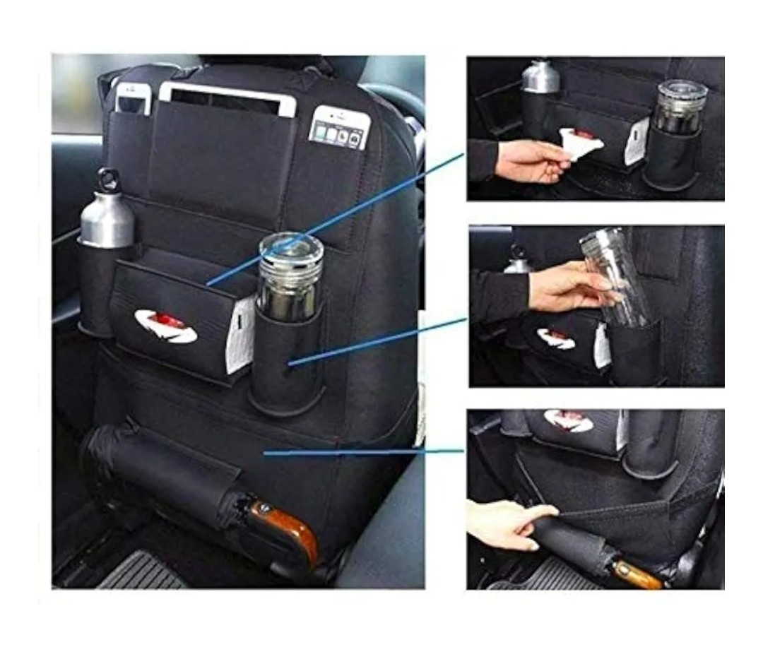 Car Backseat Organizer - Black - photo 4