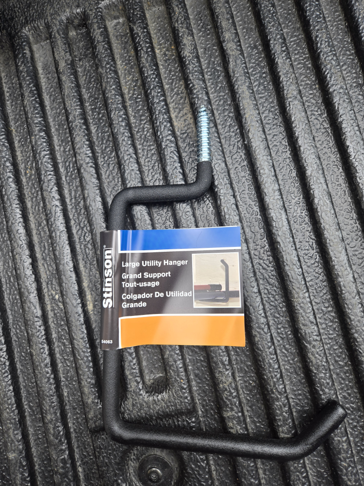 New STINSON Black Large Utility Hanger -6.5 inches -Max 50lbs - photo 2