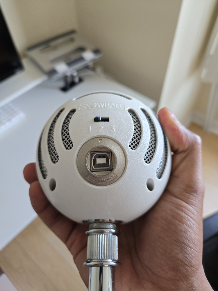 Blue Snowball USB Microphone - White - photo 3