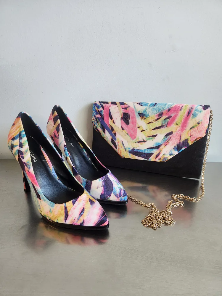 Call It Spring Heels & Clutch Set thumbnail