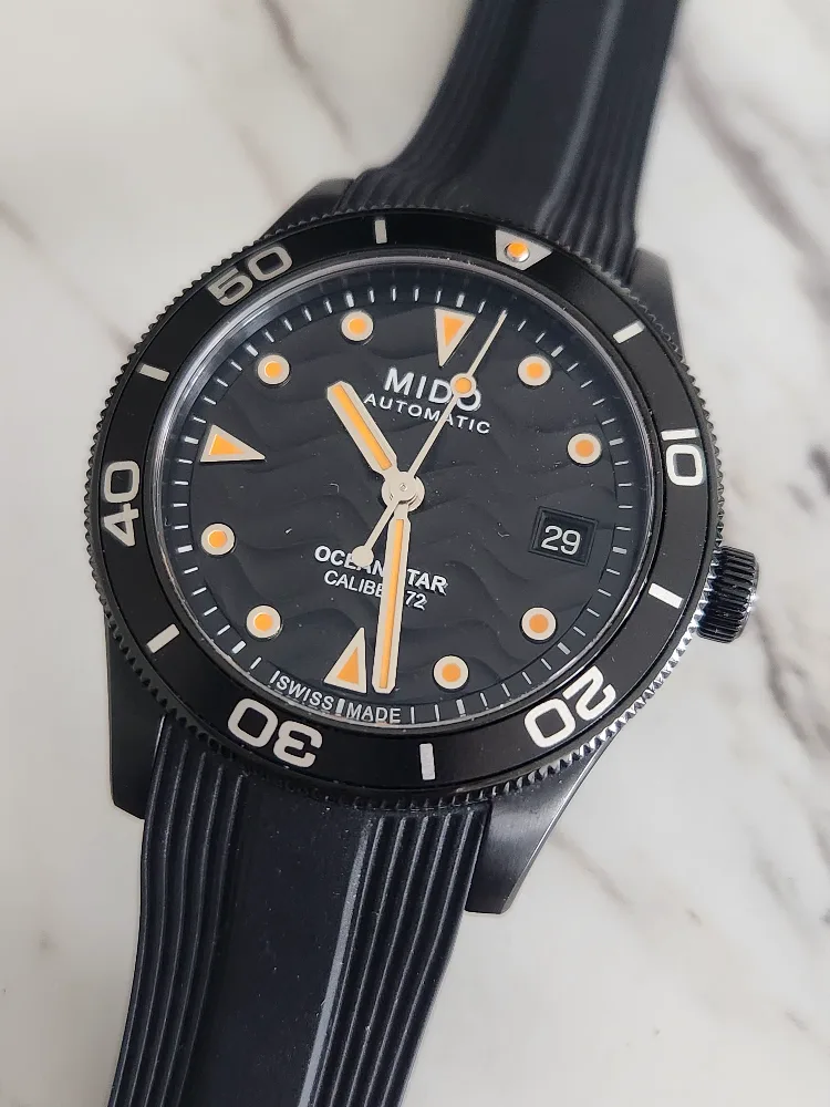 Mido Ocean Star Caliber 80 Watch - Black thumbnail