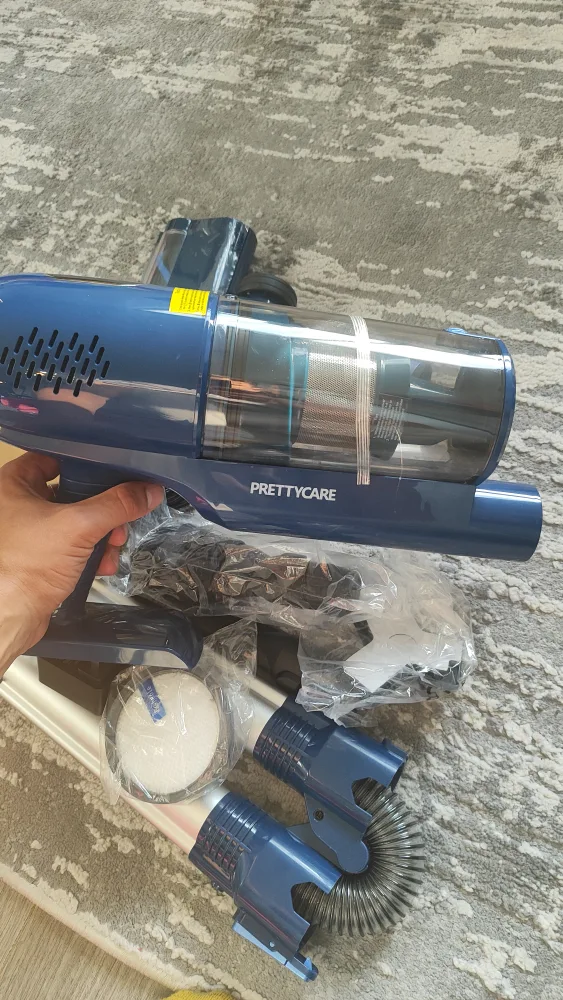 Prettycare Cordless Stick Vacuum - Blue image indicator(3)