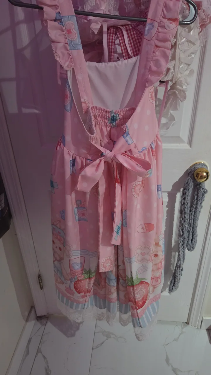 Pink Lolita Jumper Dress image indicator(4)