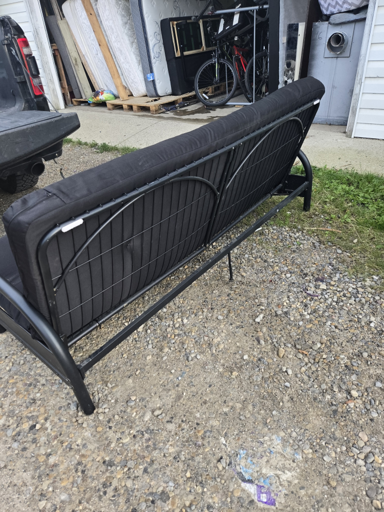 FREE DELIVERY!! Super comfortable futon w removable cover $140 - photo 4