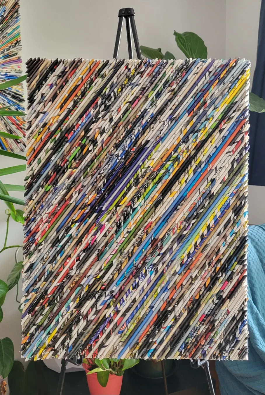 Rolled Magazine Paper Art thumbnail