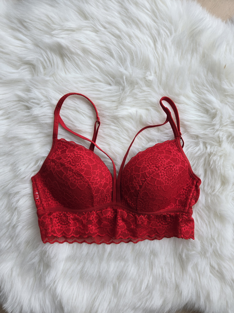 PINK Victoria's Secret Bra - XS, Red
