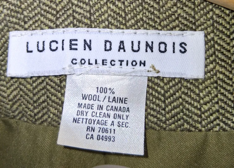 Lucien Daunois Wool Skirt Suit Set image indicator(2)