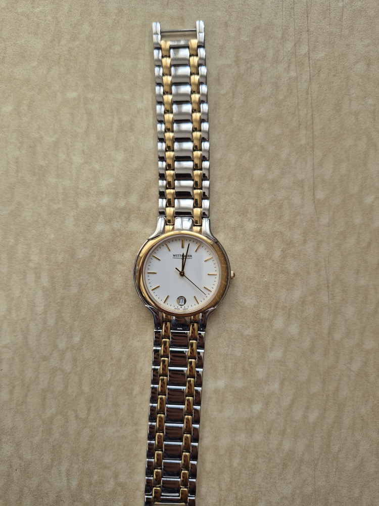 Wittnauer Two-Tone Ladies Watch gold plated sapphire crystal - photo 2