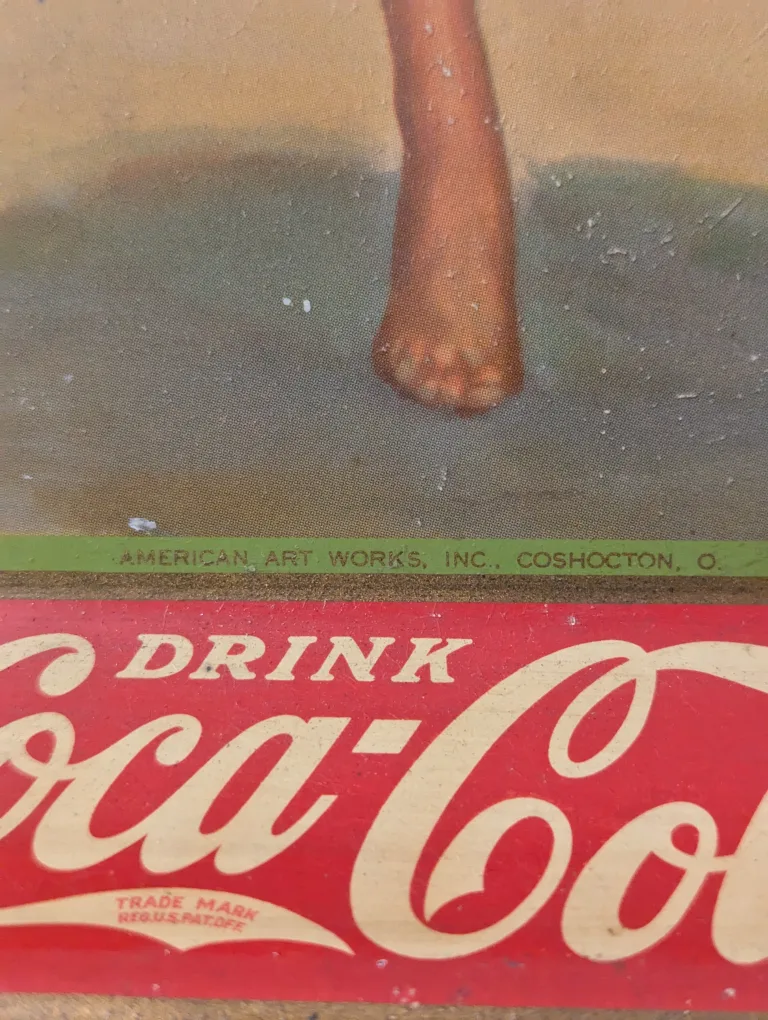 Vintage 1937 Coca Cola Serving Tray image indicator(6)