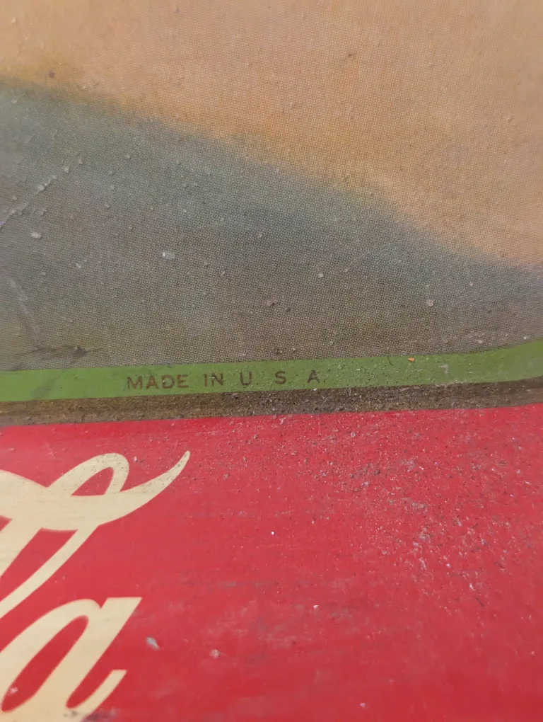 Vintage 1937 Coca Cola Serving Tray image indicator(7)