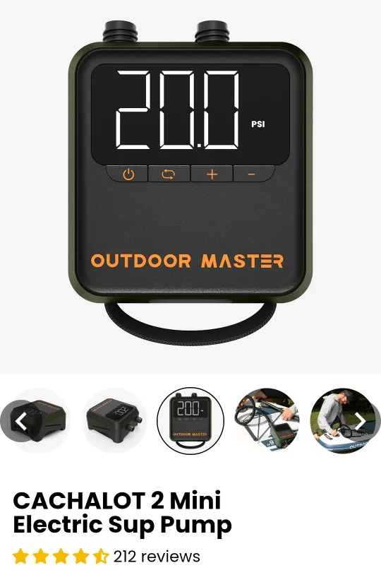 NEW! CACHALOT 2 Mini Electric Sup Pump image indicator(4)