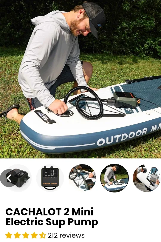 NEW! CACHALOT 2 Mini Electric Sup Pump image indicator(6)
