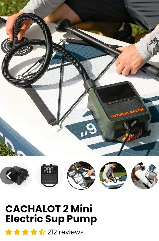 NEW! CACHALOT 2 Mini Electric Sup Pump image indicator(7)