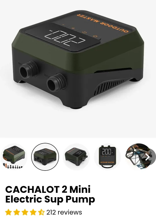 NEW! CACHALOT 2 Mini Electric Sup Pump image indicator(8)