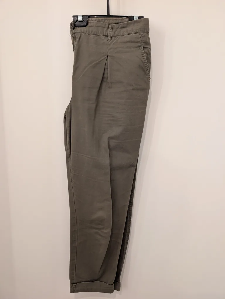 H&M Olive Green Pants - Size 6 thumbnail