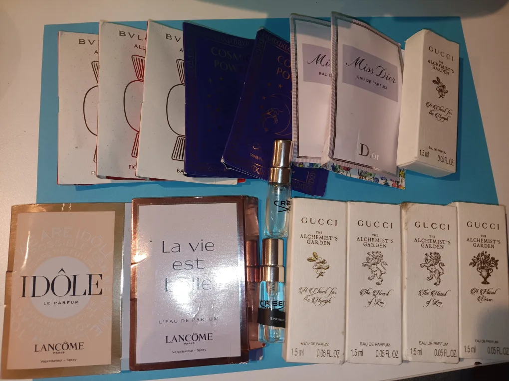 Perfume Sample Lot: Bvlgari, Dior, Gucci, ect. thumbnail