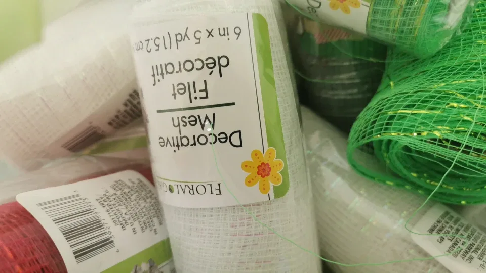 Craft Ribbon & Decorative Mesh Lot