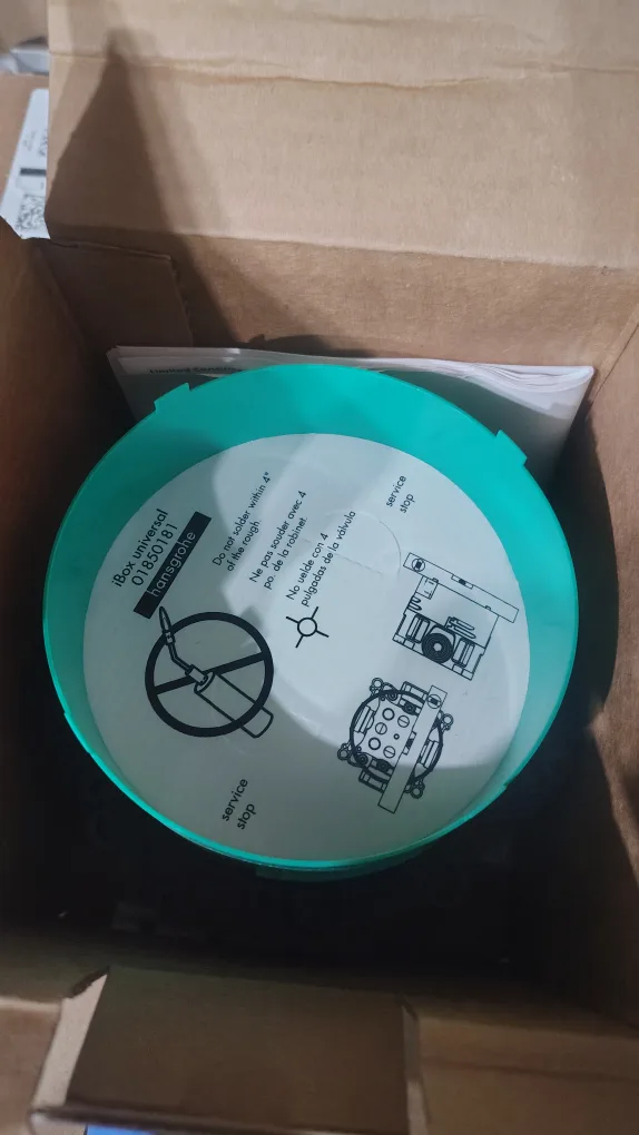 Hansgrohe iBox Universal Plus Rough w/ Service Stops, 3/4" image indicator(3)