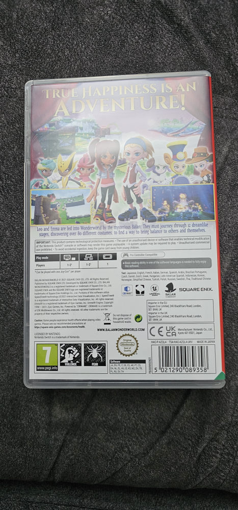 Balan Wonderworld Nintendo Switch Game - photo 2