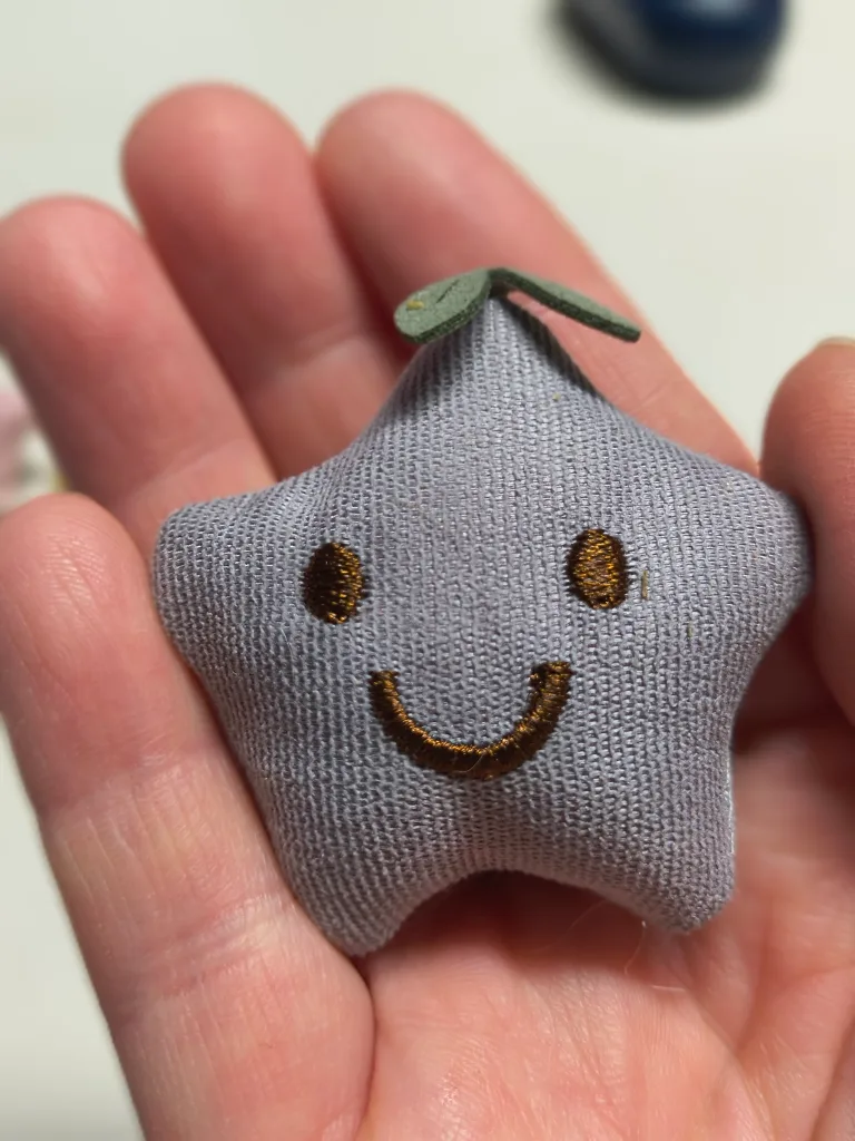 Cute Star Plush Pin image indicator(2)