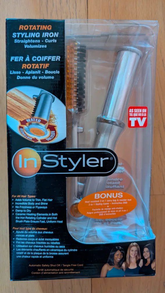 🧡 InStyler Rotating Iron - Straightens, Curls, Volumizes thumbnail