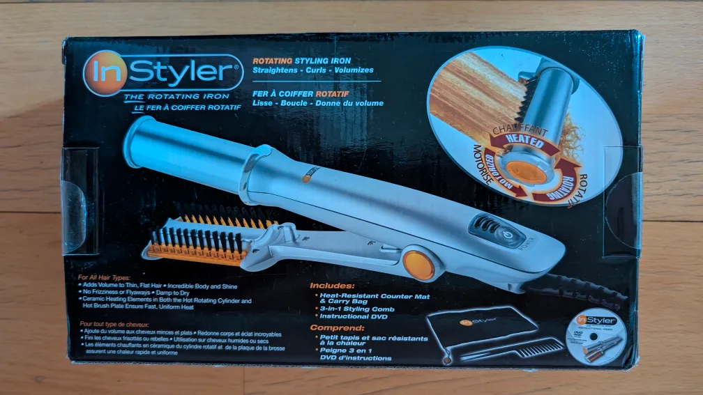 INSTYLER Rotating styling Iron - Straightens, Curls, Volumizes image indicator(2)