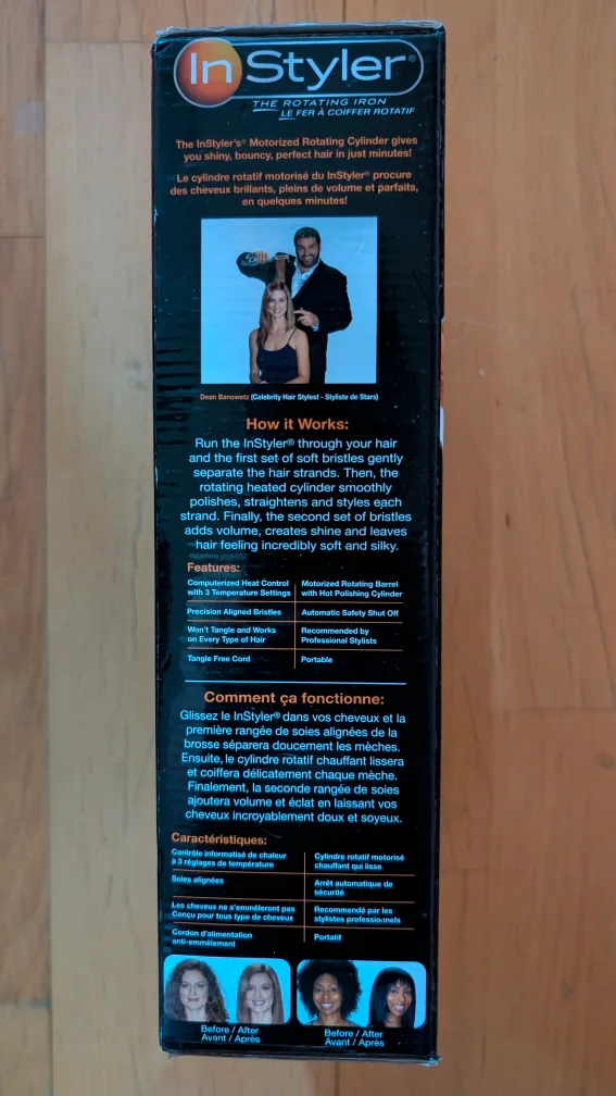 INSTYLER Rotating styling Iron - Straightens, Curls, Volumizes image indicator(3)