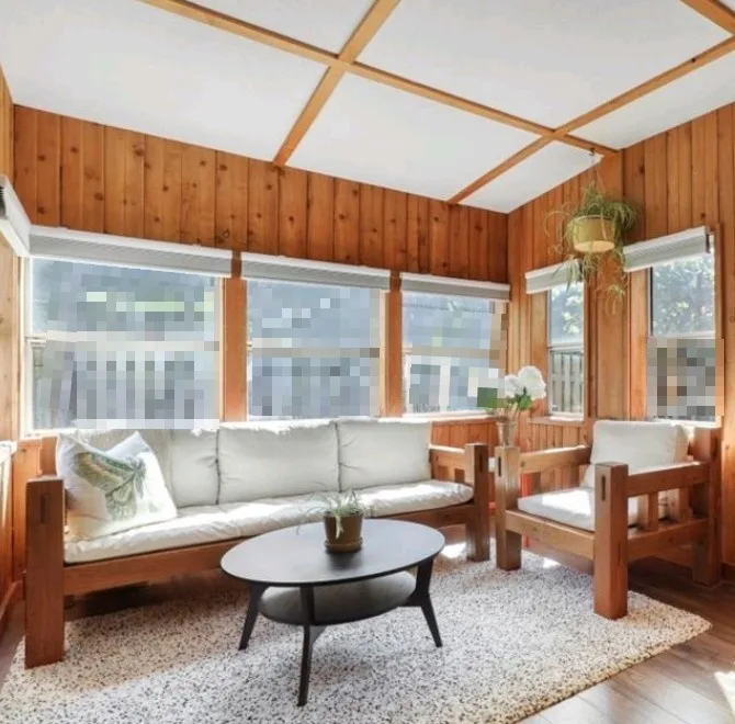 Artisan Wooden Couch and Table Set from Korea thumbnail