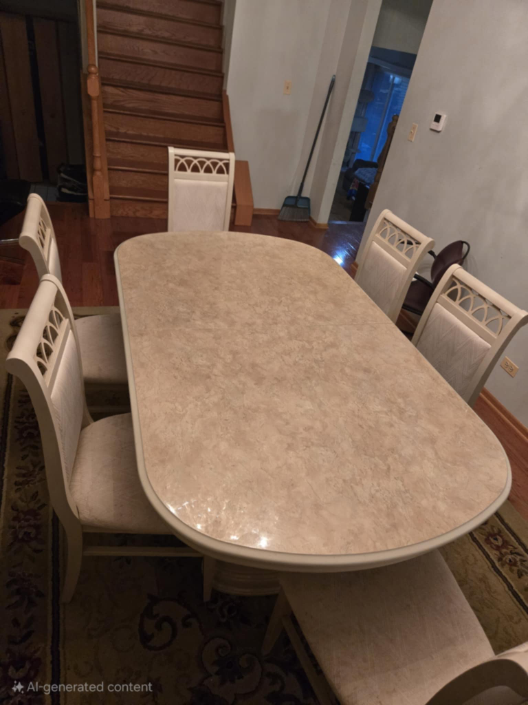 Dining Table With 6 Chairs - photo 3