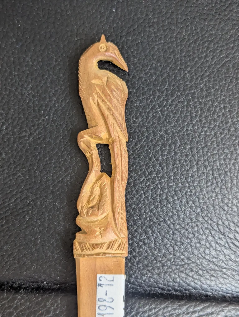 Vintage Wooden Bird Letter Opener image indicator(4)