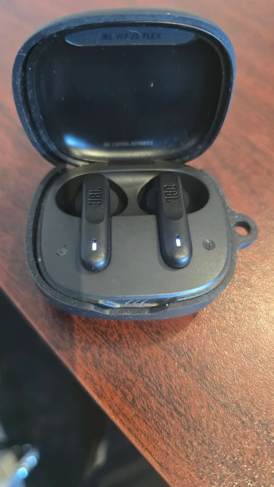 JBL Wave Flex Black Earbuds image indicator(2)