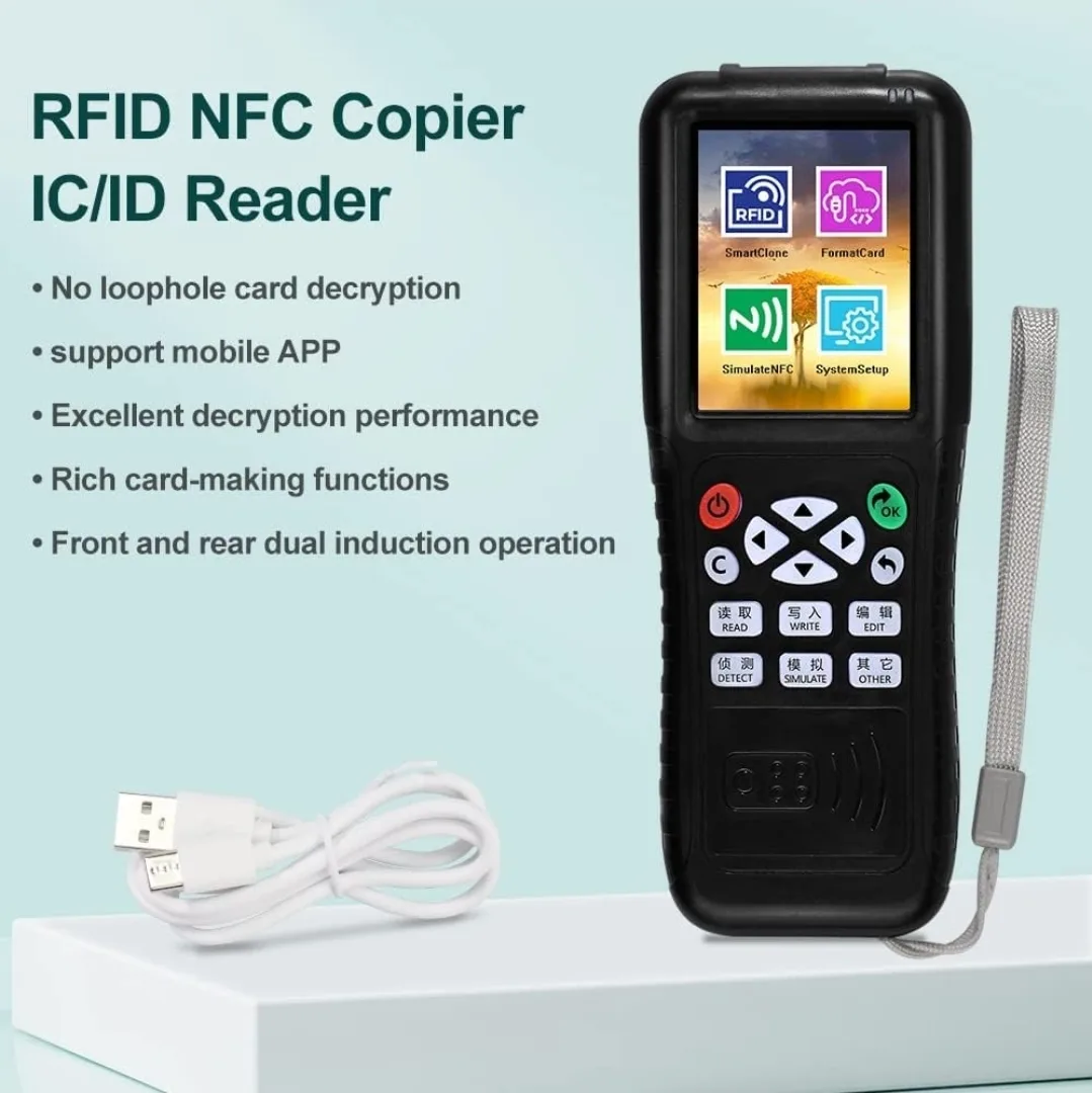 iCopy Advanced RFID Smart Card Testing Tool – WiFi/USB, LCD image indicator(6)